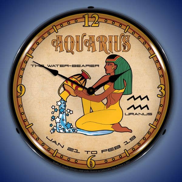 Acuario para venta al por mayor de Collectable Sign and Clock LLC.