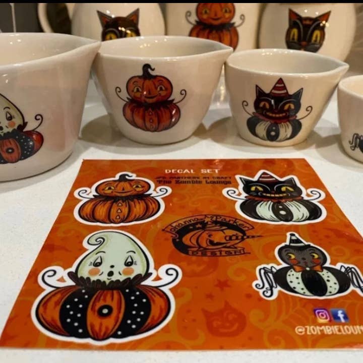 Zombie Lounge Bootique - Wholesale Decal – Party decorations - Johanna Parker Design Halloween Decals2