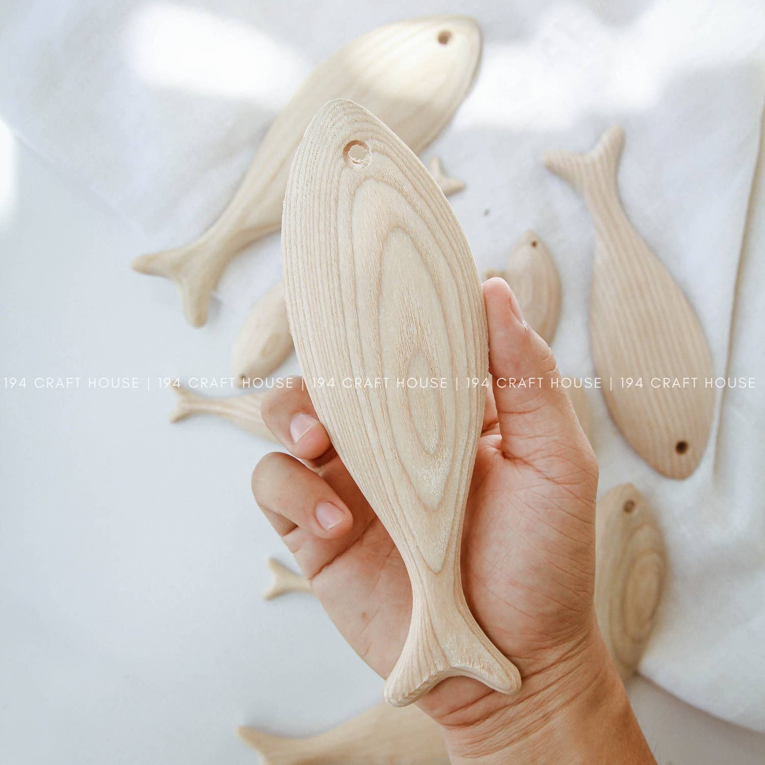 194 Craft House – Arte de parede dimensional/3D por atacado – Decoração de Peixe em Madeira para Parede – Decoração e Presentes para Casa6