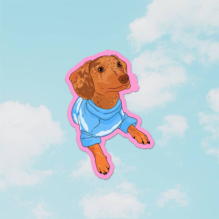 Party Mountain Paper co. - Wholesale Phone & Laptop Stickers - Daphne's New Sweater Sticker