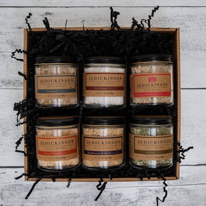 Appalachian Salt Assortment for wholesale by J.Q. Dickinson Appalachian Mercantile