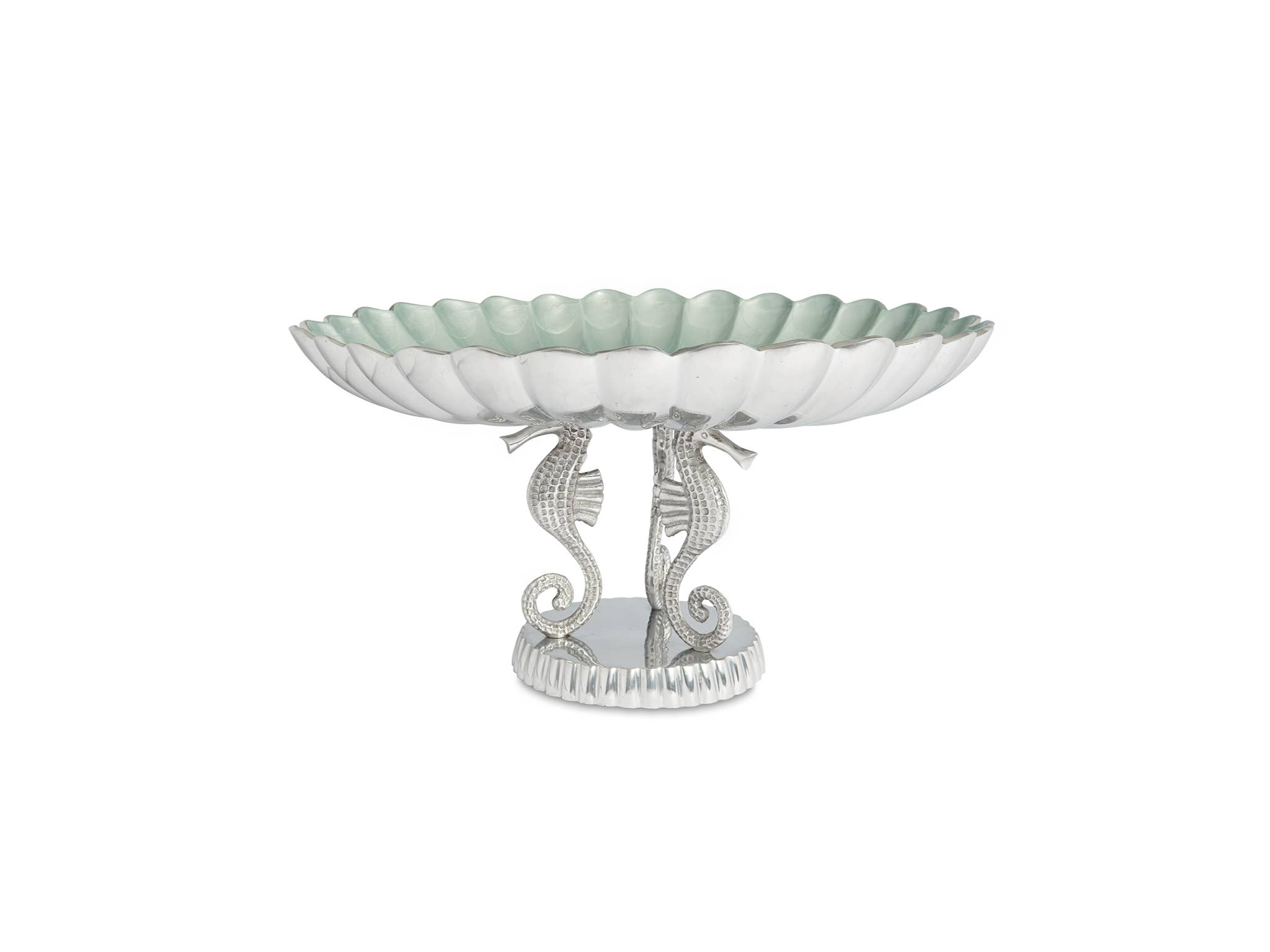 Julia Knight Inc. - Wholesale Appetizer Serveware - Sea Horse 20" Pedestal Bowl2