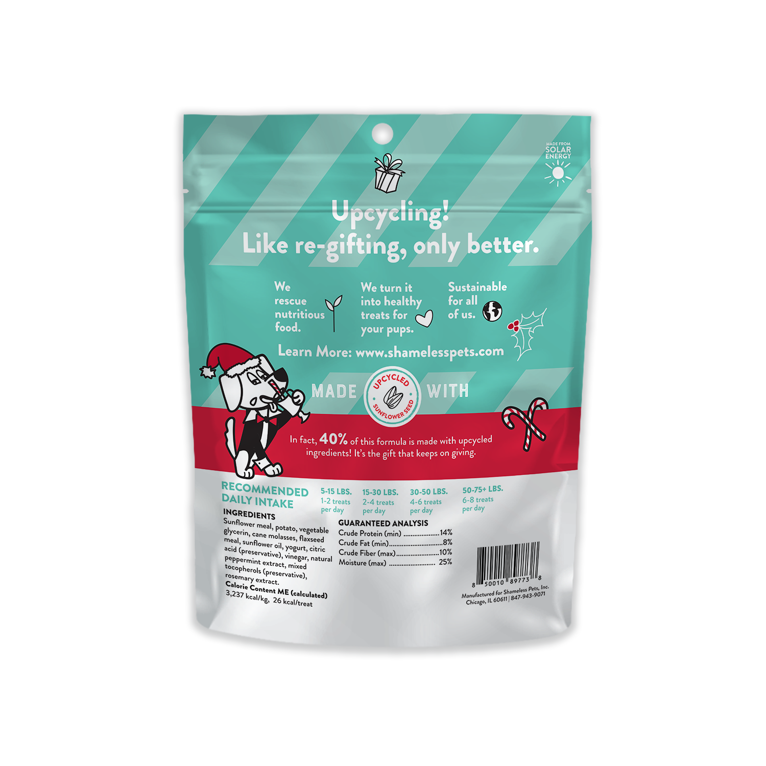 Shameless Pets - Wholesale Pet Treats - Dog - Holiday - Nice List: Santa's Yelpers Soft-Baked Dog Treats1