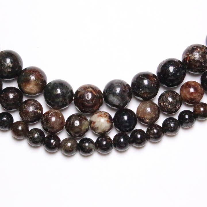 Foliesbijoux - Wholesale Beads - Biotite Mica A+ Pearl Wire1