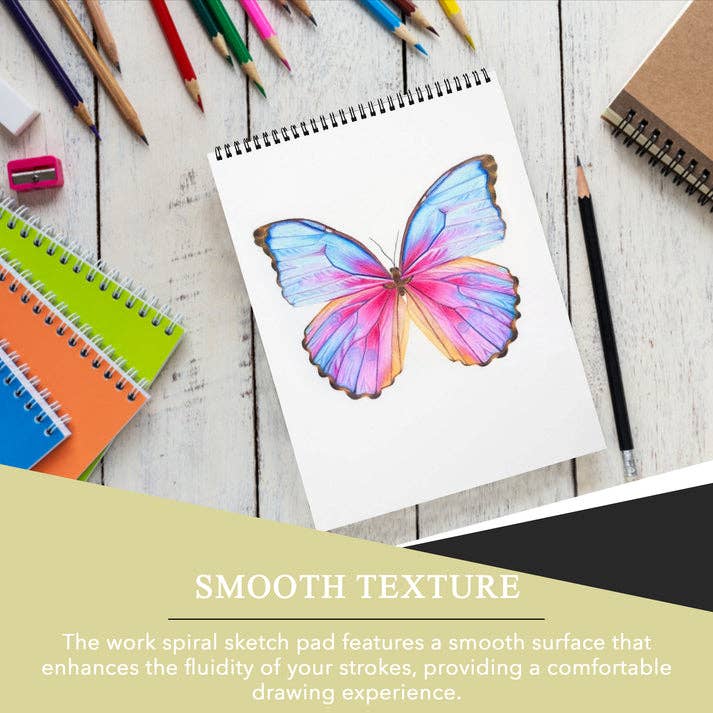 Three Leaf Products - Wholesale Sketchbook/Sketchpad - Three Leaf 9 X 12 Sketch Pad Spiral, 30 Ct. (Pack of 48)6