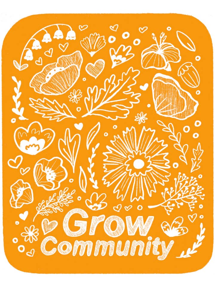 Crescer Comunidade Imprimir por atacado de Lily Wenndt Illustration