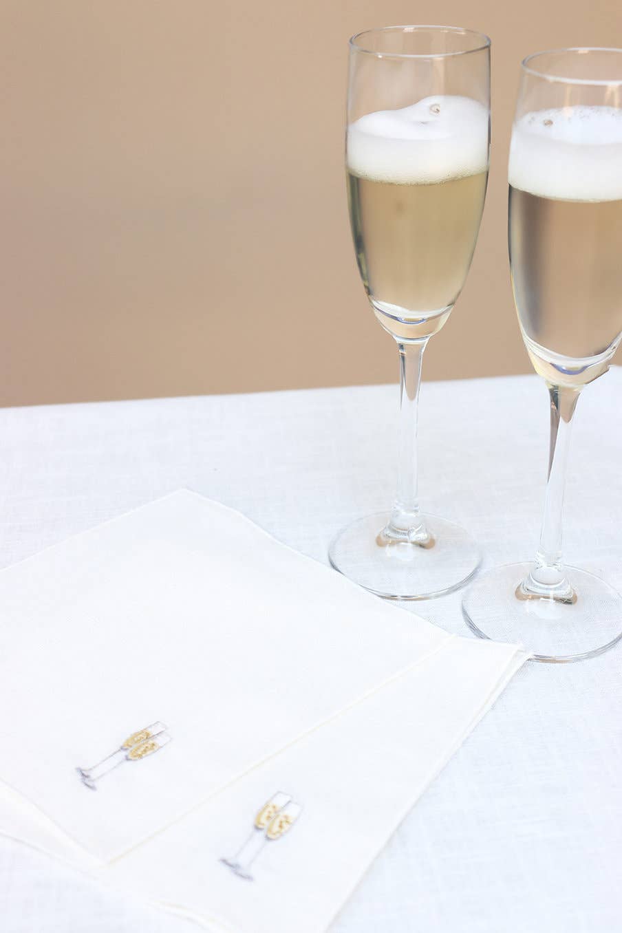 Giardino Segreto – wholesale Middags- och tygservett – BRINDISI cocktailservett i ren linne2