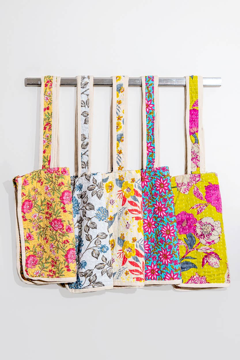 Sevya Handmade – Engroshandel Tote bag - Dame – Kantha indkøbsnet fra Sevya Handmade2