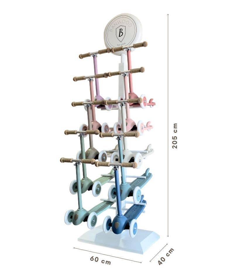 Banwood SL Europe - Wholesale Bike/Scooter - Kids - BANWOOD ECO SCOOTER DISPLAY2