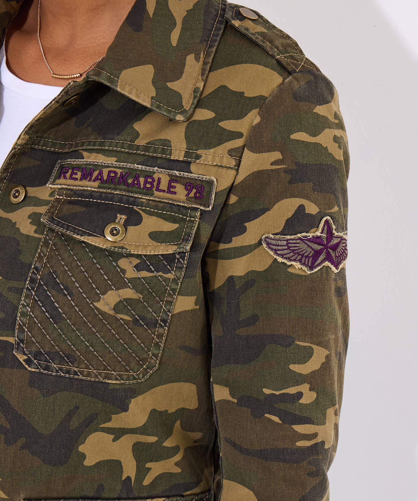 Khaki Boutique Embrace Joy Jacket for wholesale on Faire5