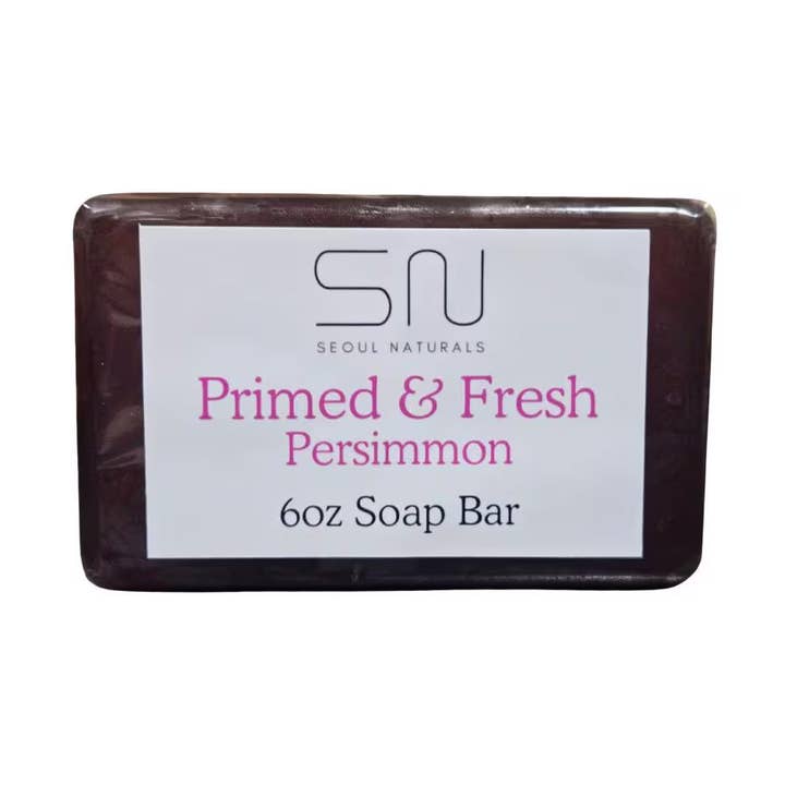 Persimmon Soap with Green Tea, K Beauty - Wholesale for wholesale by Seoul Naturals