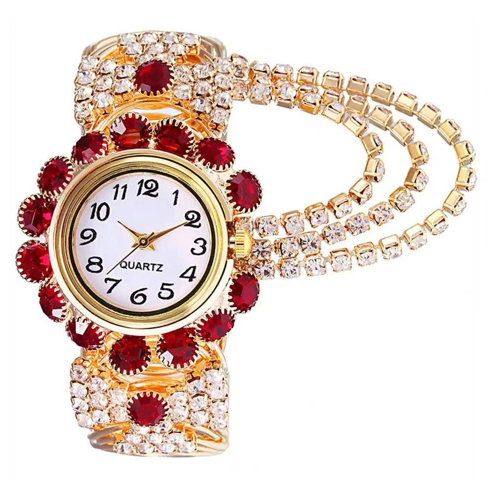 WoodWristCo - Wholesale Wrist Watch - Women's - Rhinestone Quartz Shiny Fashion Watch Jewelry9