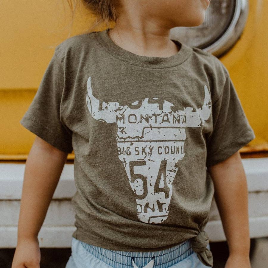 The Montana Scene – Großhandel T-Shirt mit Siebdruck – Kinder – Montana T-Shirts für Kinder2