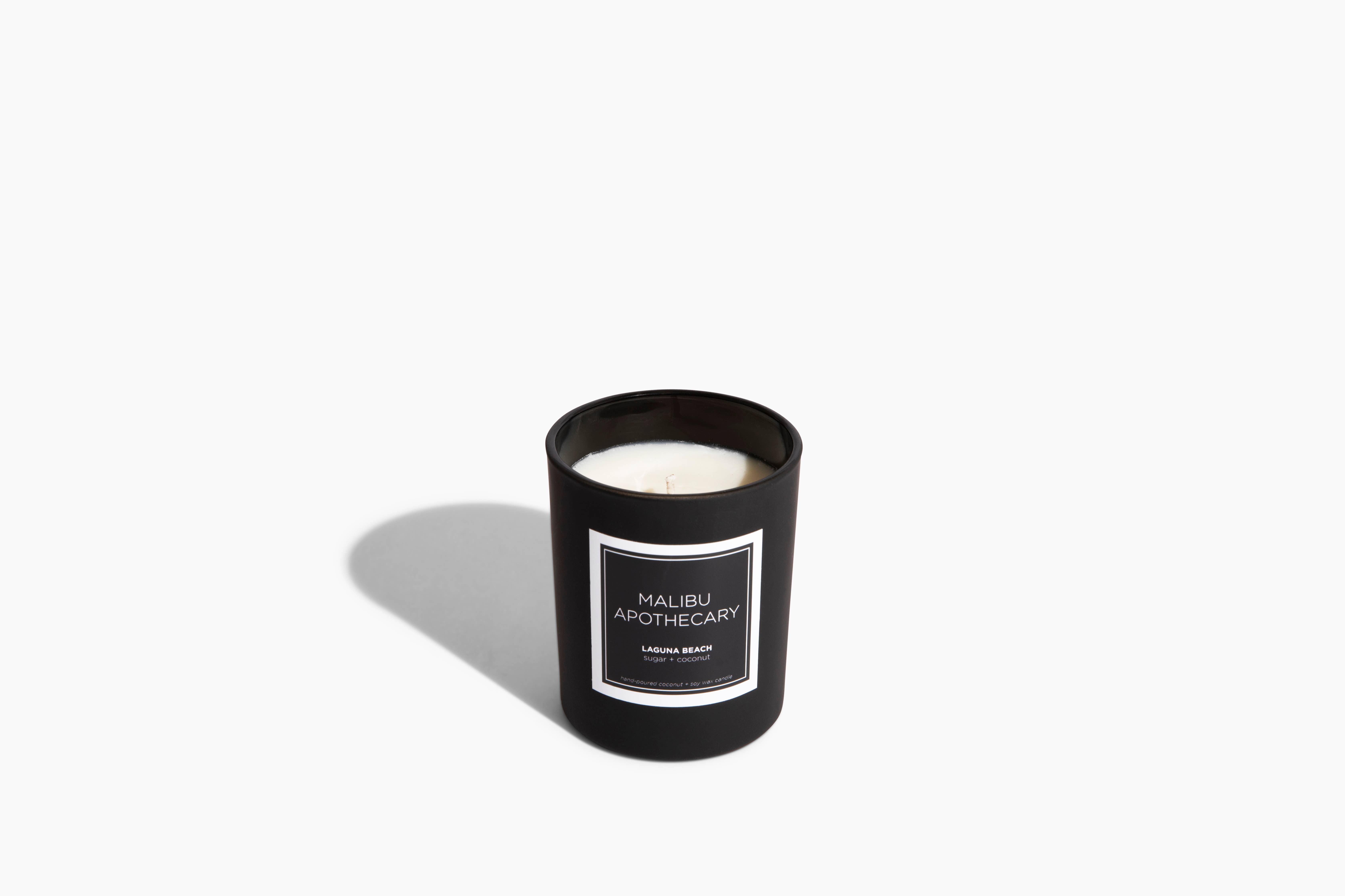 Malibu Apothecary - Wholesale Jar/Filled Candle - Mini Matte Black Candle1