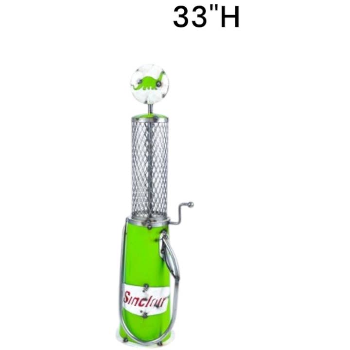 Rustic Farm - Wholesale Decorative tabletop object - Small 33" Sinclair Gas Pump