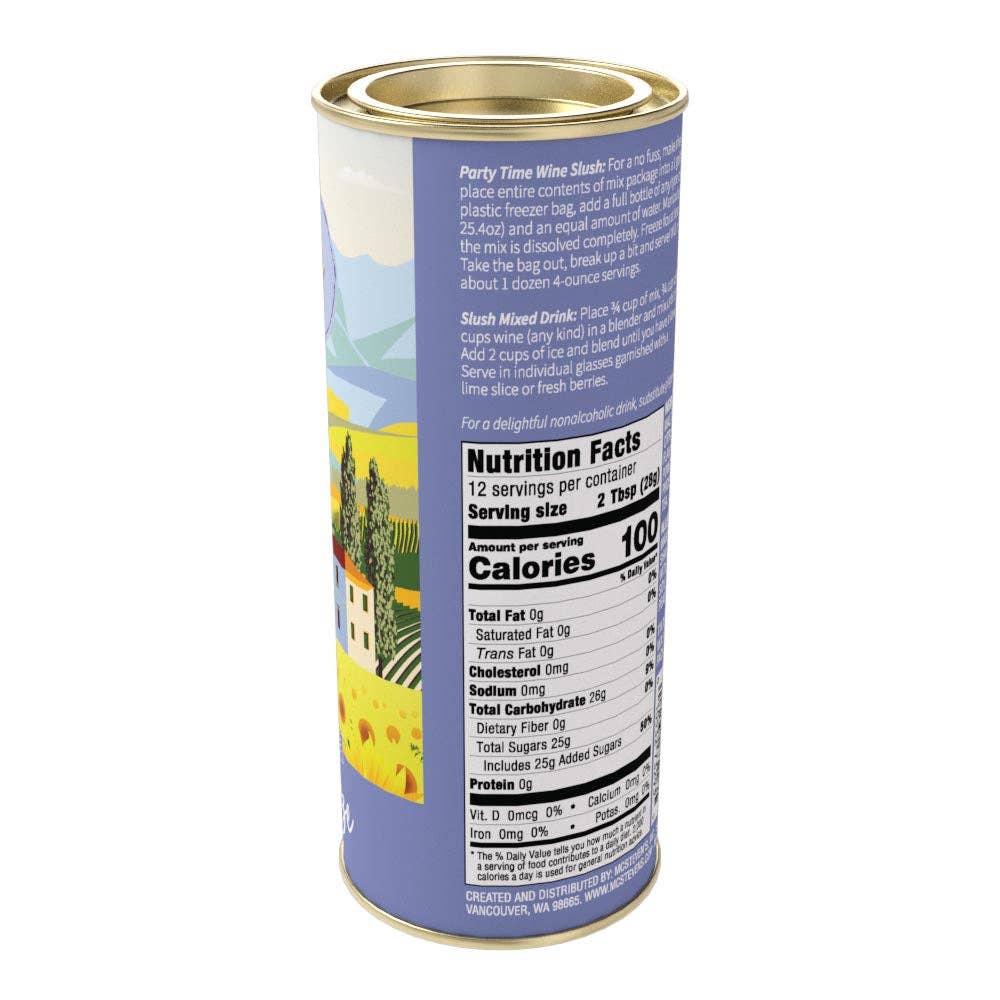 McSteven's - Wholesale Cocktail Mix/Syrup - Wine Slush - Berry Pomegranate (12oz Tins)9