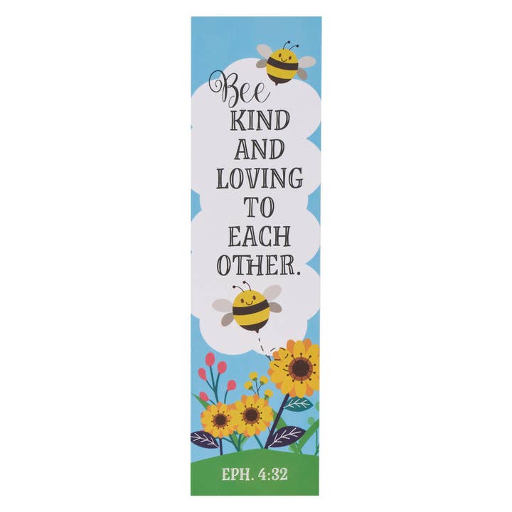Christian Art Gifts - Wholesale Bookmark - Bookmark Pack Garden Bee Kind Eph. 4:32