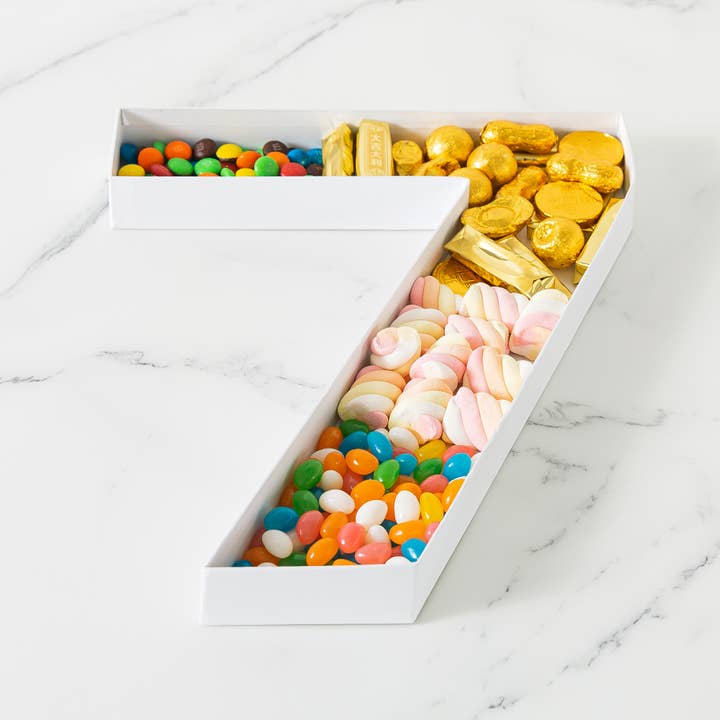 Soul & Lane - Wholesale Decorative Tray - Fillable Cardboard Numbers - Charcuterie Board Boxes (0-9)9