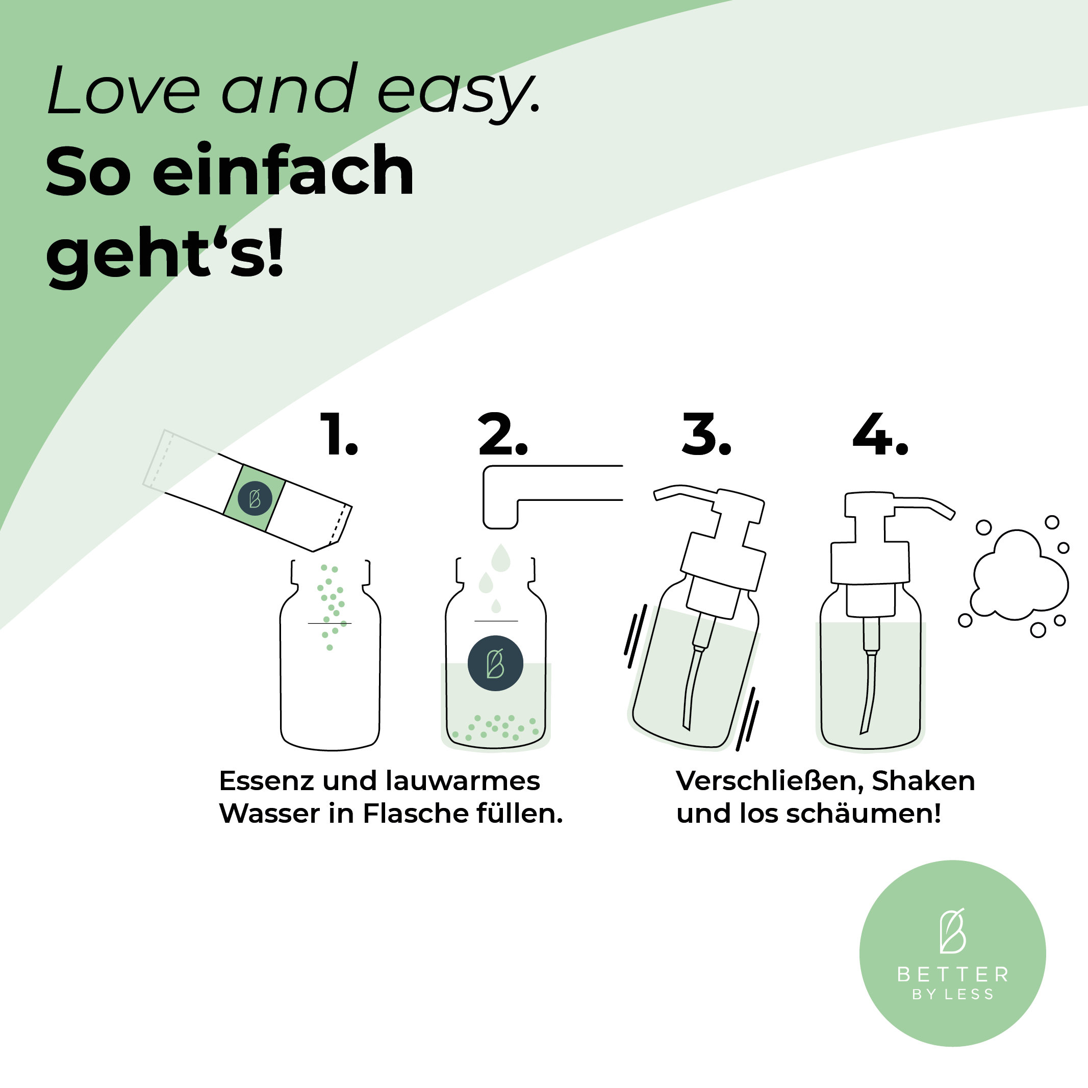 Better by Less GmbH – Großhandel Shampoo-Puck/festes Shampoo – Shampoo - Nachfüll Sachet - Feuchtigkeit und Pflege5