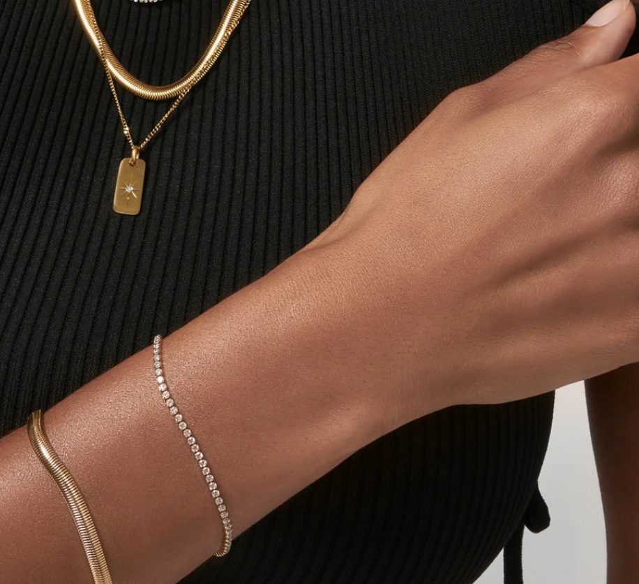 HoopLa – Großhandel Glieder- & Kettenarmband – Schlangenfischgräten-Stahlkettenarmband - Wasserdicht5