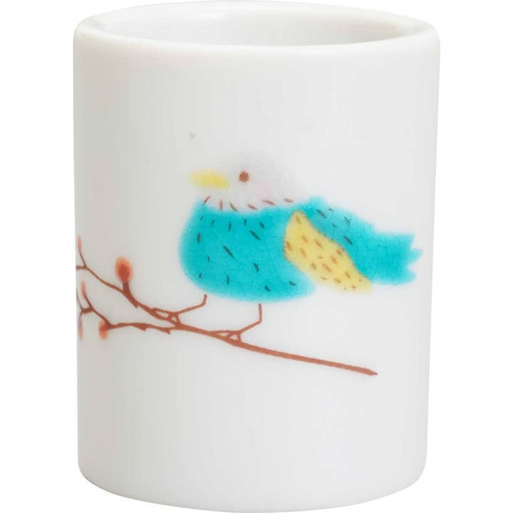 "Japacolle" Japan Collections – Engroshandel Tandbørsteholder – HAREKUTANI Tandbørste Stand Bird på et træ
