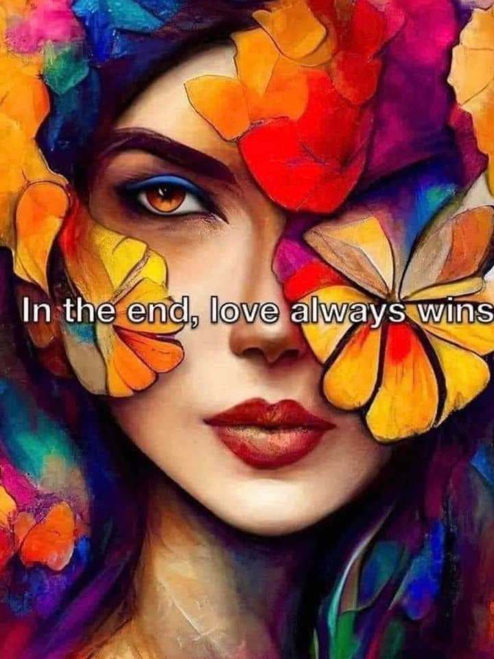 Love Always Wins – Canvas Wall Art Print for wholesale by StickerMoo