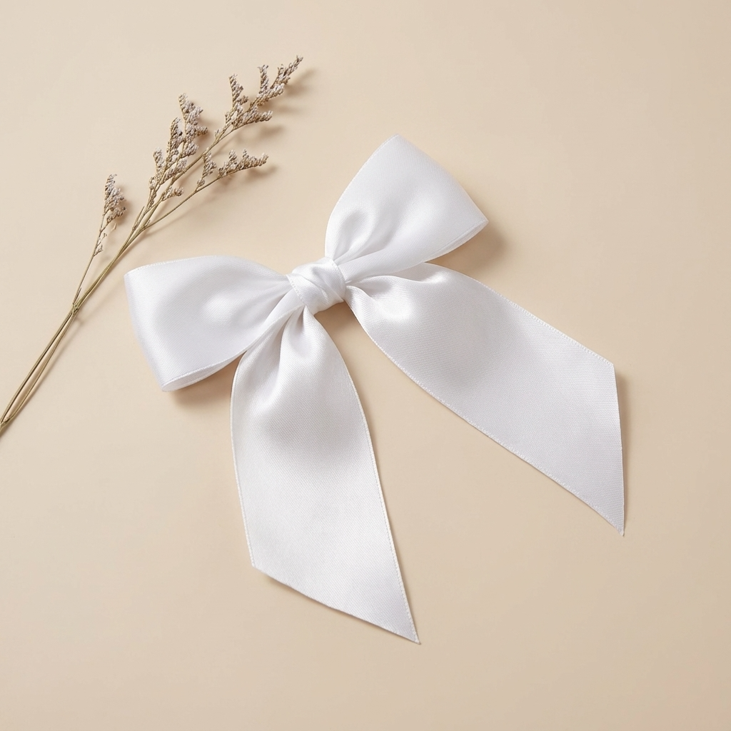 ByHome - Wholesale Bow - Gift Wrapping - 5pcs, 6x7.5" large shiny polyester pre-tied ribbon bow7