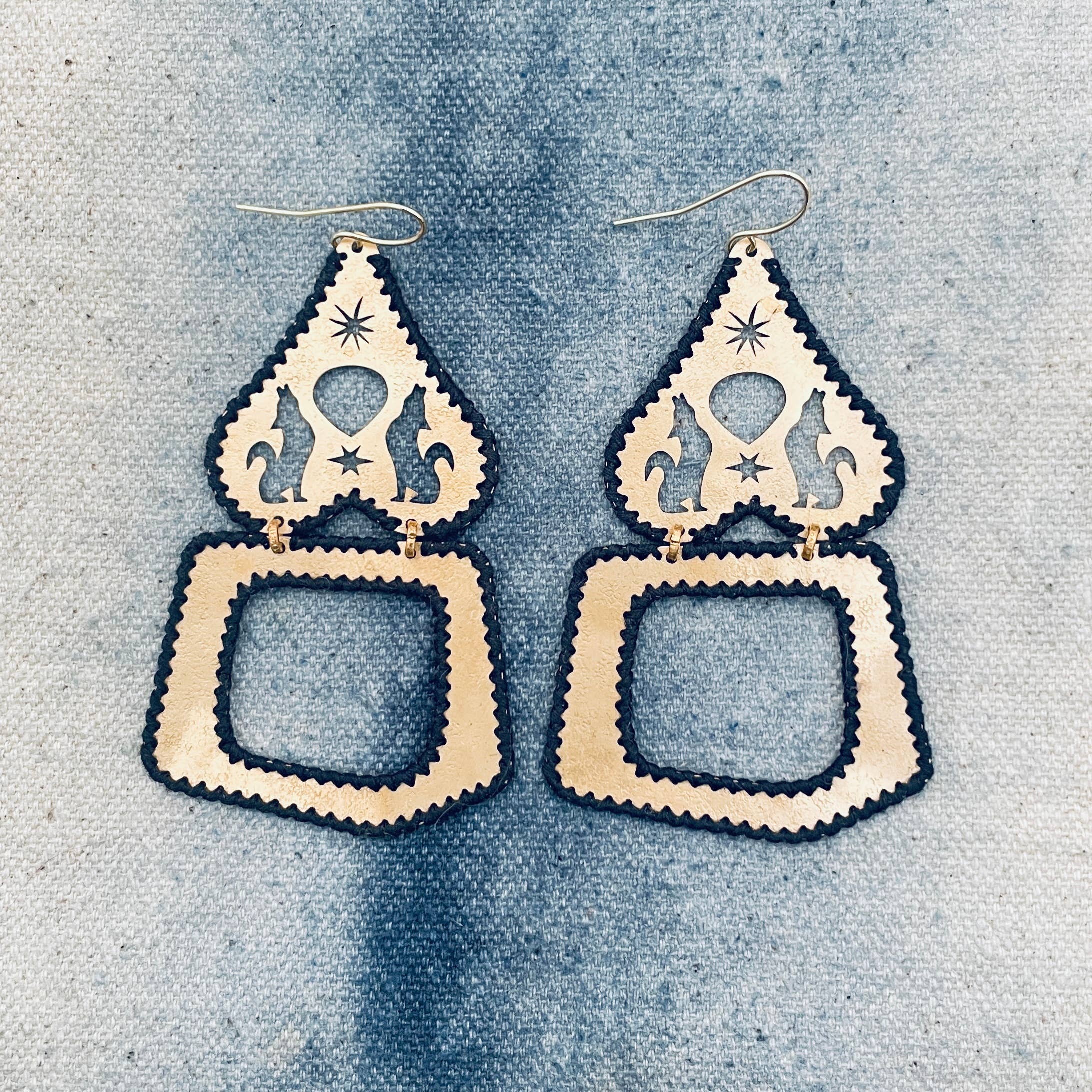 Gulushu - Wholesale Dangle Earrings - Brass Earrings, Bohemian Contemporary Handmade Jewelry