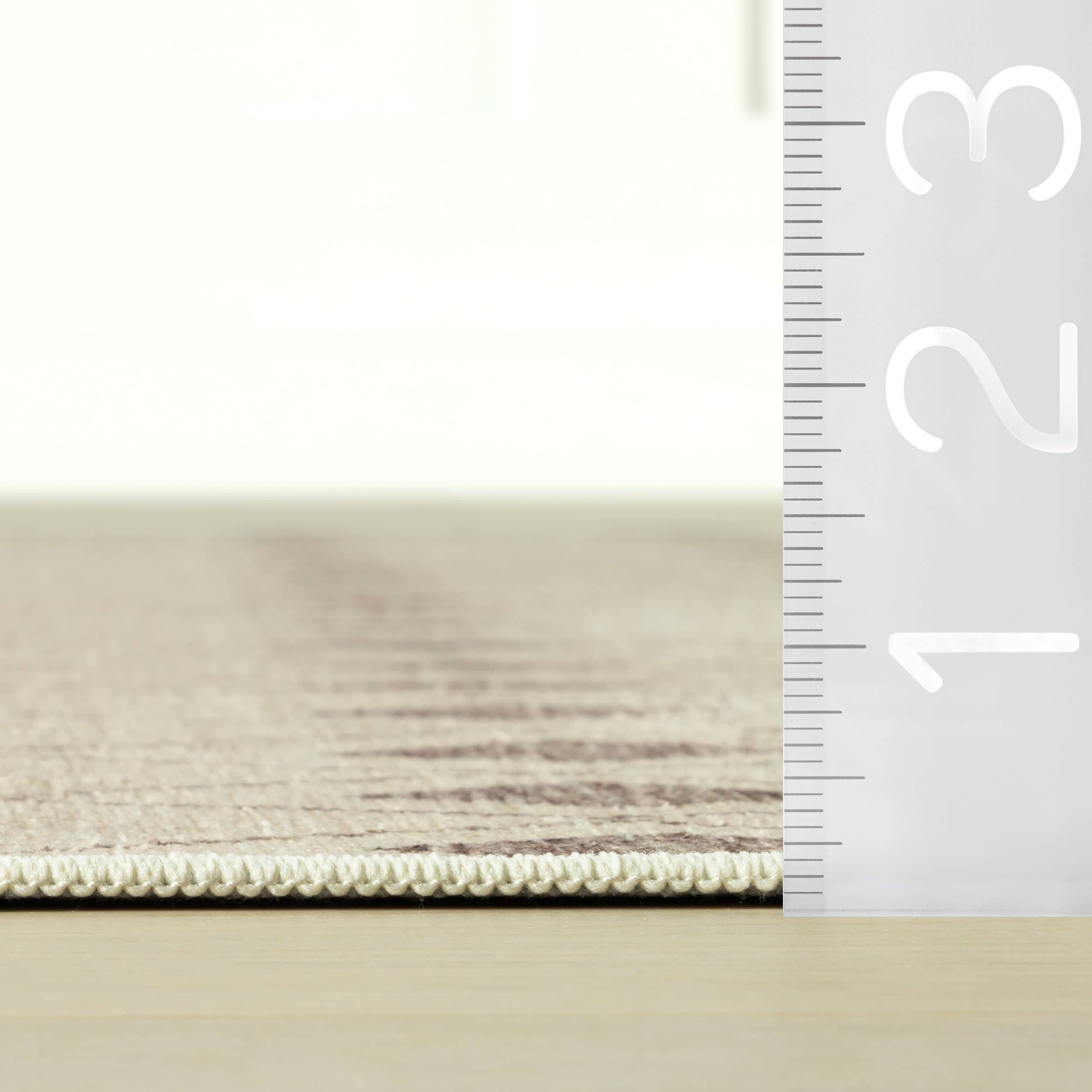 Annie Selke – Engroshandel Løst tæppe – Chandler Maskinvaskbart Tæppe | Tan4