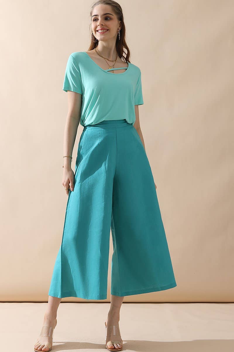 NINEXIS - Wholesale T-Shirt - Women's - CWTTS425-S_ROUND NECK SOFT MODAL SHORT SLEEVE T SHIRT TOP12