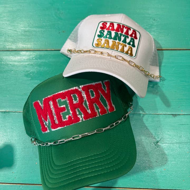 Vibes Hat Company - Wholesale Hat Accessory - Women's - Large Paperclip Trucker Chains | Hat Band | Hat Chain | Cap