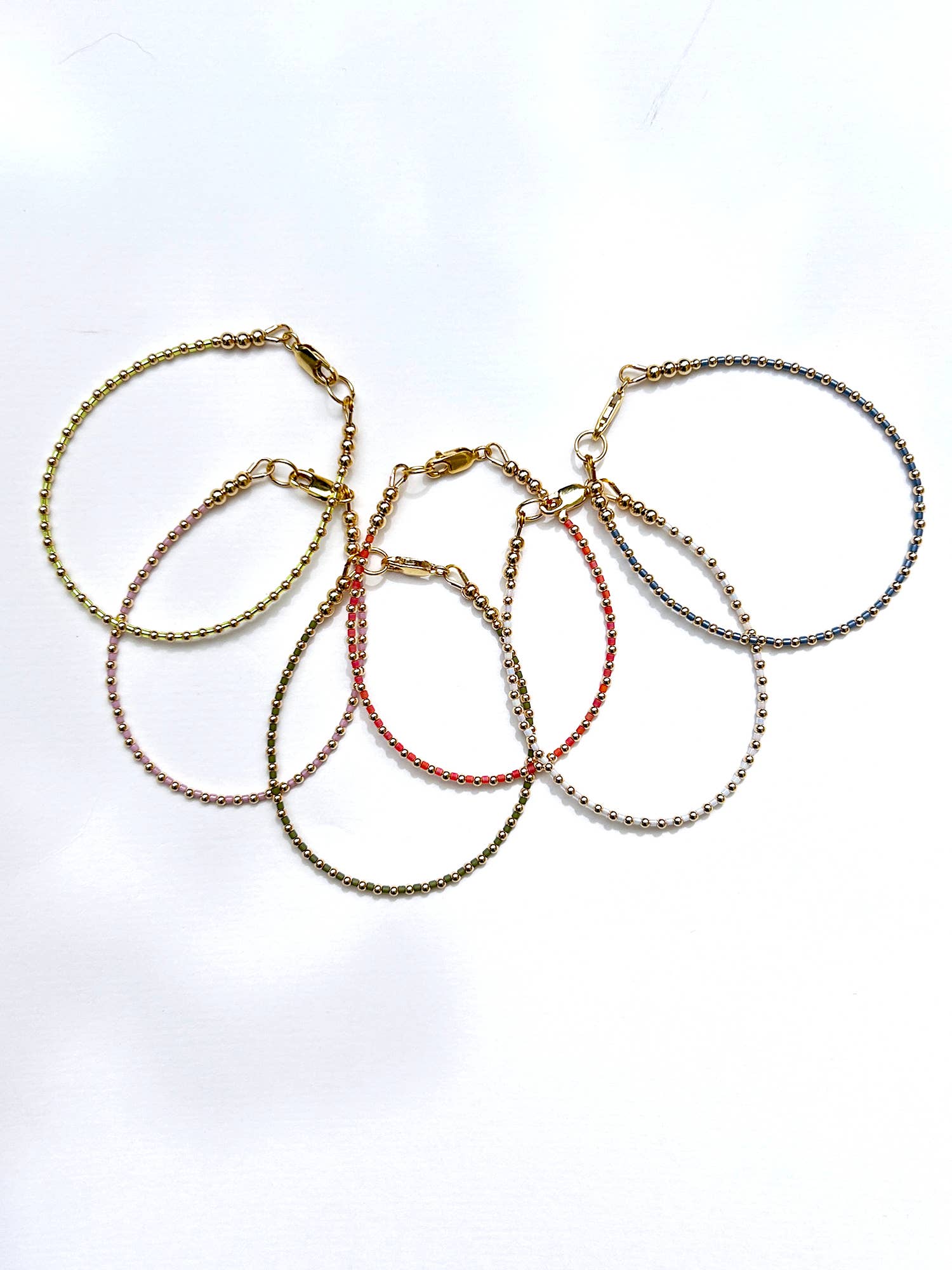 Kaylie Dawn Jewelry - Wholesale Beaded Bracelet - Stevie Super Delicate Gold Filled Bead & Miyuki Bracelet9