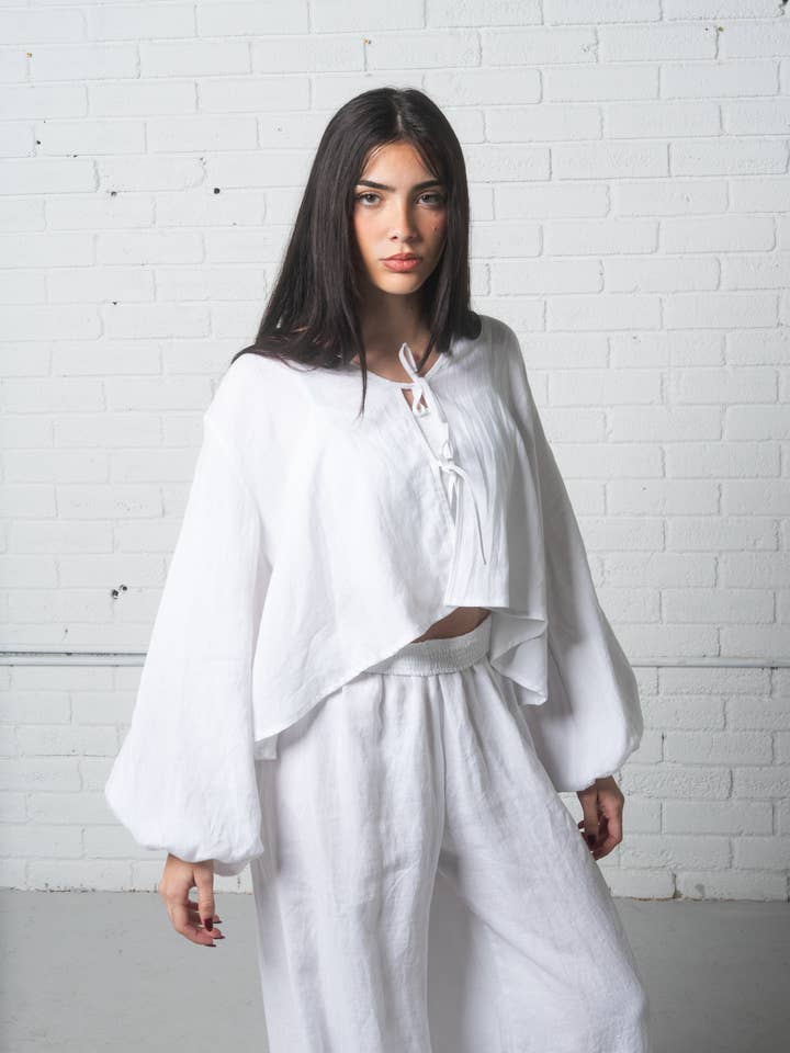 Linho Laço Front Top por atacado de Baby Be Good