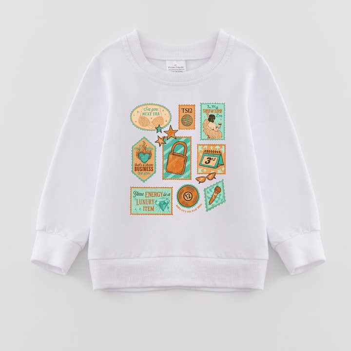 Little Trendy - Wholesale Sweatshirt - Kids - The life of a showgirl inspired sweatshirt swiftie TS12 top7