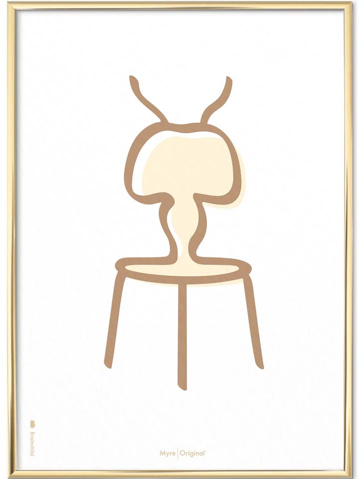 Póster Ant — Fondo blanco — Stro para venta al por mayor de Brainchild