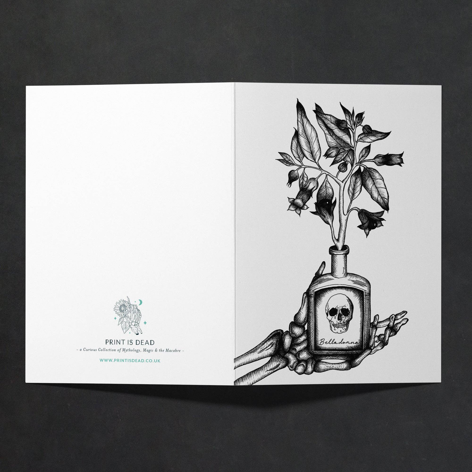Print is Dead - Wholesale Everyday Greeting Card - Belladonna - Greeting Card4
