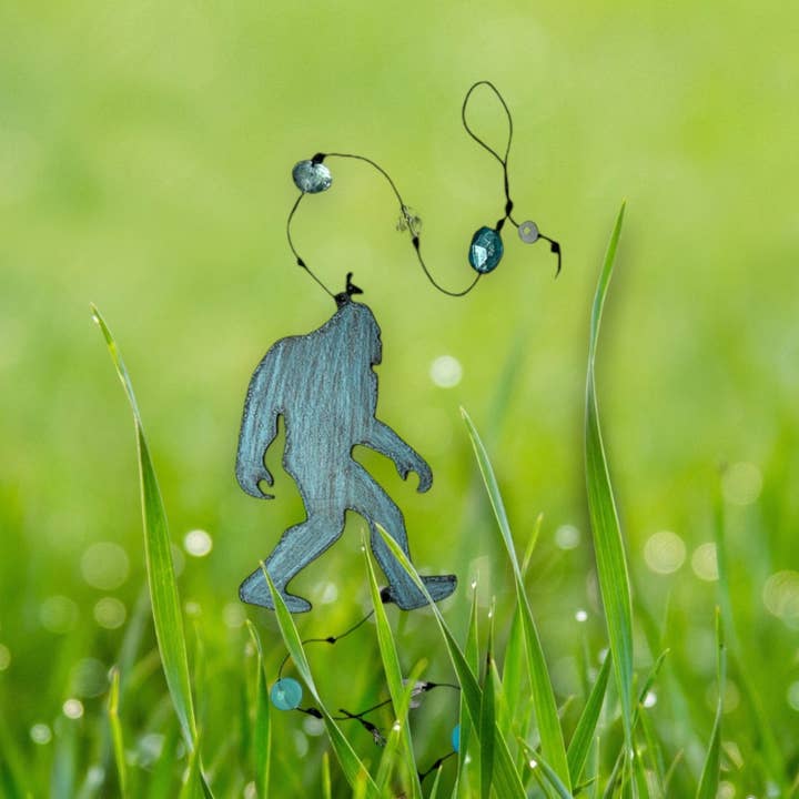 Bigfoot wind chime lodge wilderness décor bell USA yeti for wholesale by Whimsies