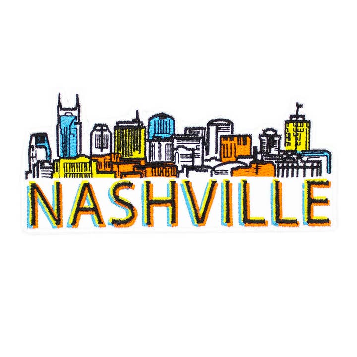 Nashville Skyline Patch for wholesale by Cotton Mule
