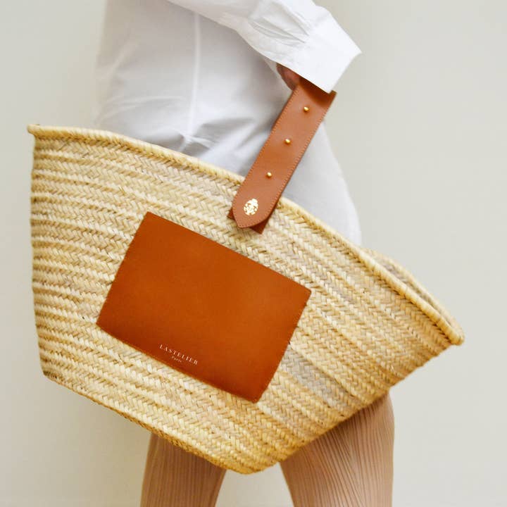 Tulum Elegant Handmade Woven Palm Beach Bag for wholesale by Lastelier