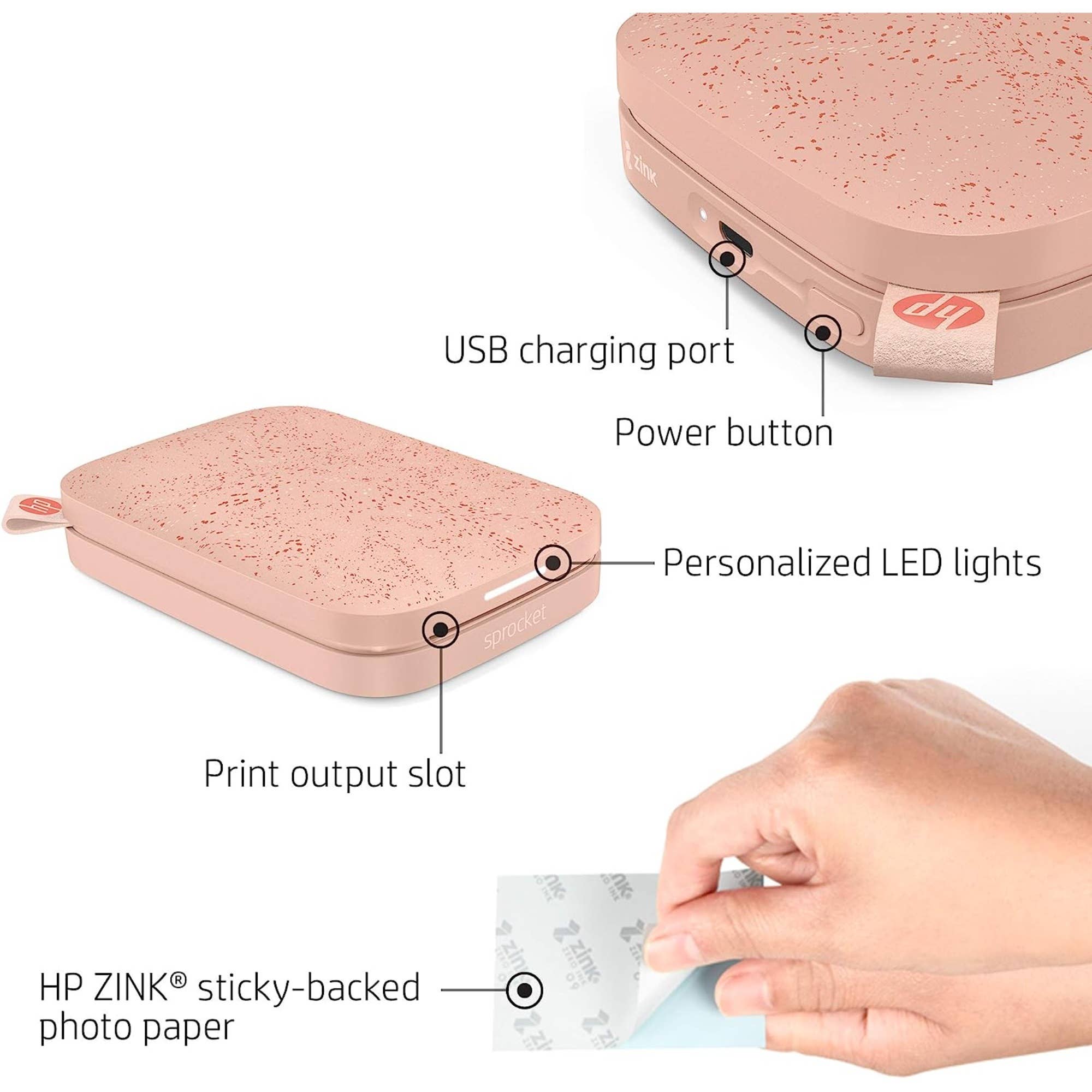 HP - Wholesale Portable Charger - Sprocket Portable 2" x 3" Instant Photo Printer9