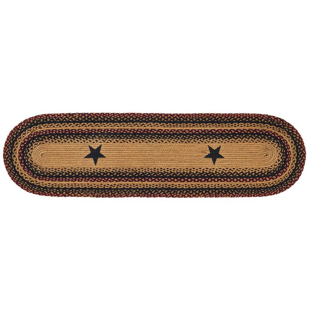 IHF HOME DECOR/IHF RUGS – wholesale Area rug – Blackberry Star Braided Jute Rug &Tabletop Collection BR-2636