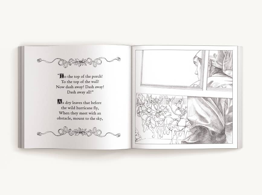 HarperCollins Focus - Wholesale Coloring & Activity Book - Adult - The Night Before Christmas Coloring Book (Classic Edition)4