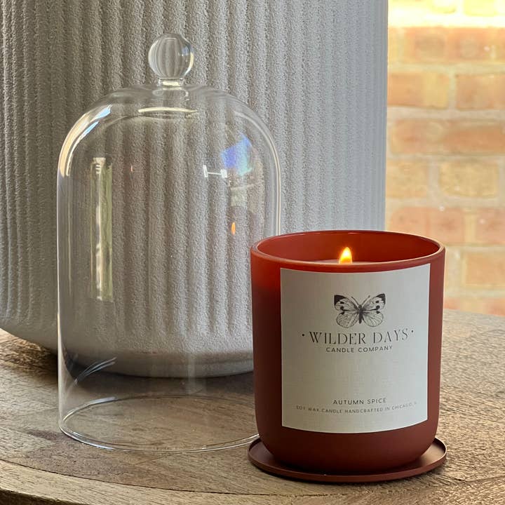 Premium Glass Cloche for wholesale by Wilder Days Candle Company