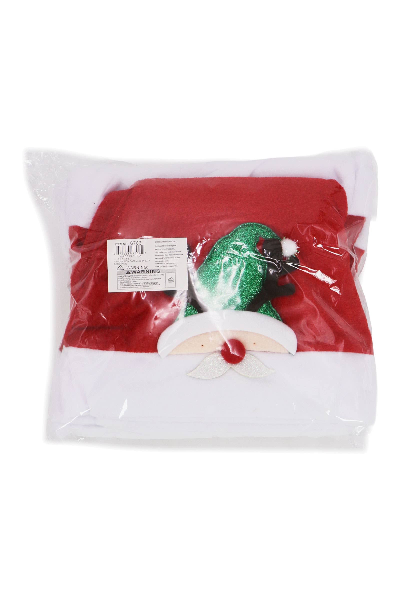 ASSORTED Christmas Led Light-up Velvety Fleece Santa Hat for wholesale on Faire15