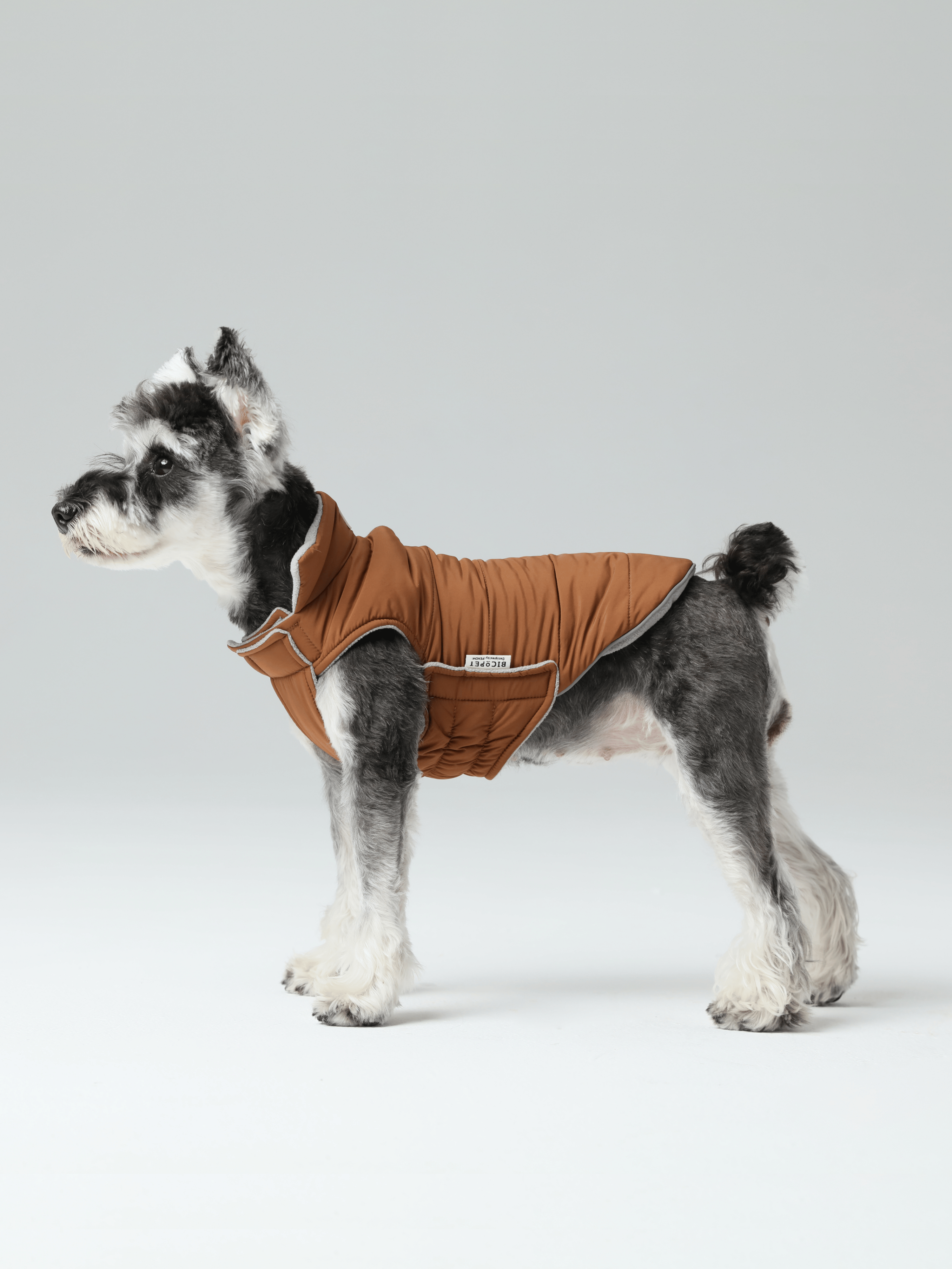PEHOM - Wholesale Pet Vest - Dog - Reversible Dog Vest Jacket - Orange Grey3