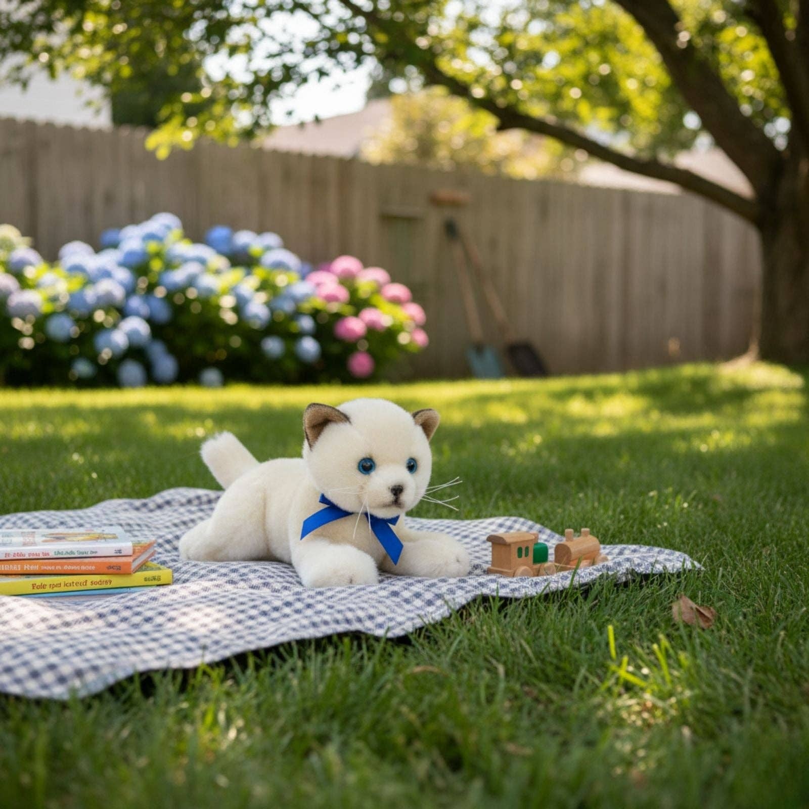 Bocchetta Plush Toys - Wholesale Stuffed/Plush Toy - Kids & Baby - Bamboo - Kitten Siamese - 22cm floppy1