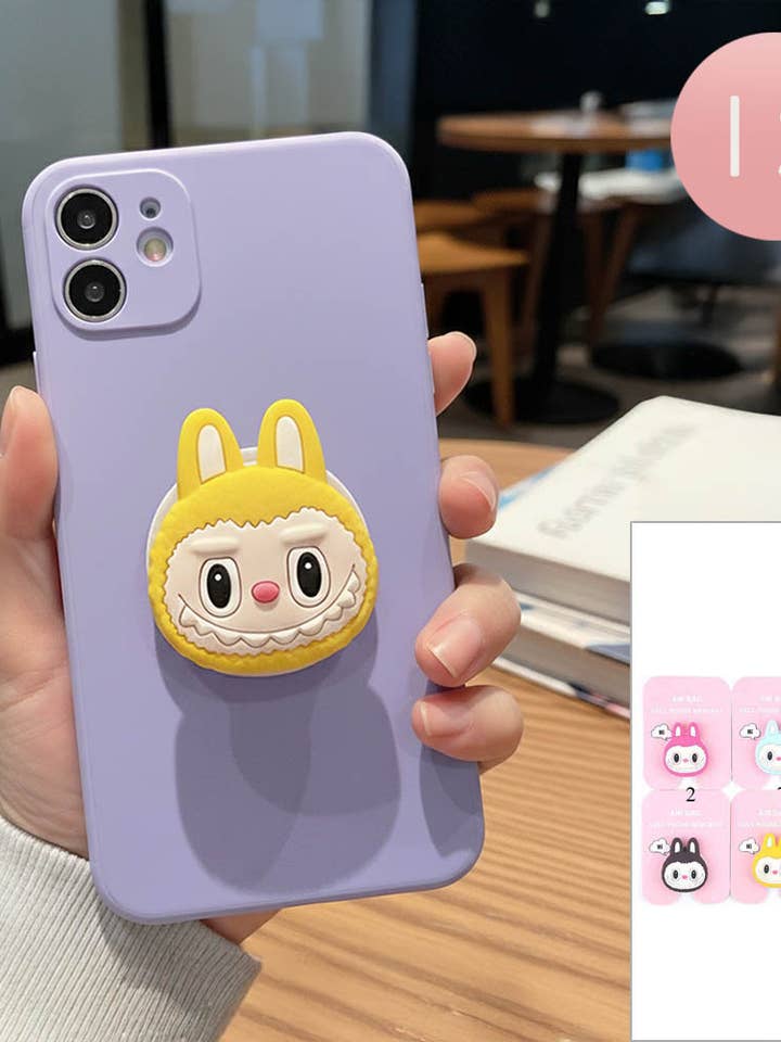 12PCS - Labubu Monster Bunny Character Phone Bracket and other Purchase Wholesale grip. Free Returns & Net 60 Terms on Faire trending on Faire.