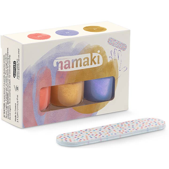 C.7-Nagellack-Set, 3-teilig, Sunset für den Großhandel von Namaki Cosmetics