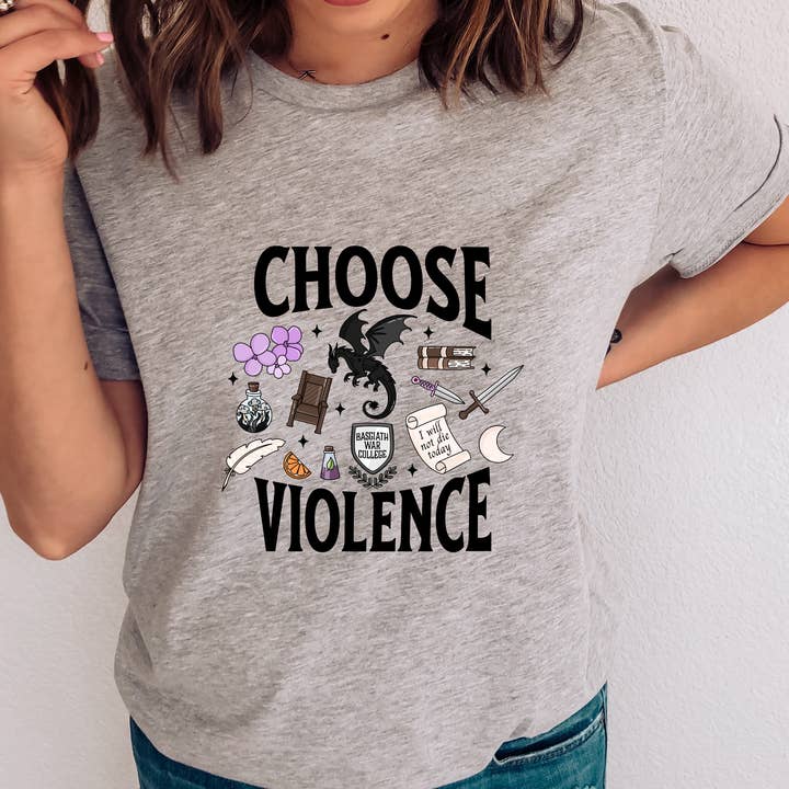 Choose Violence Dragon DTF TRANSFER for wholesale by Anthroverse