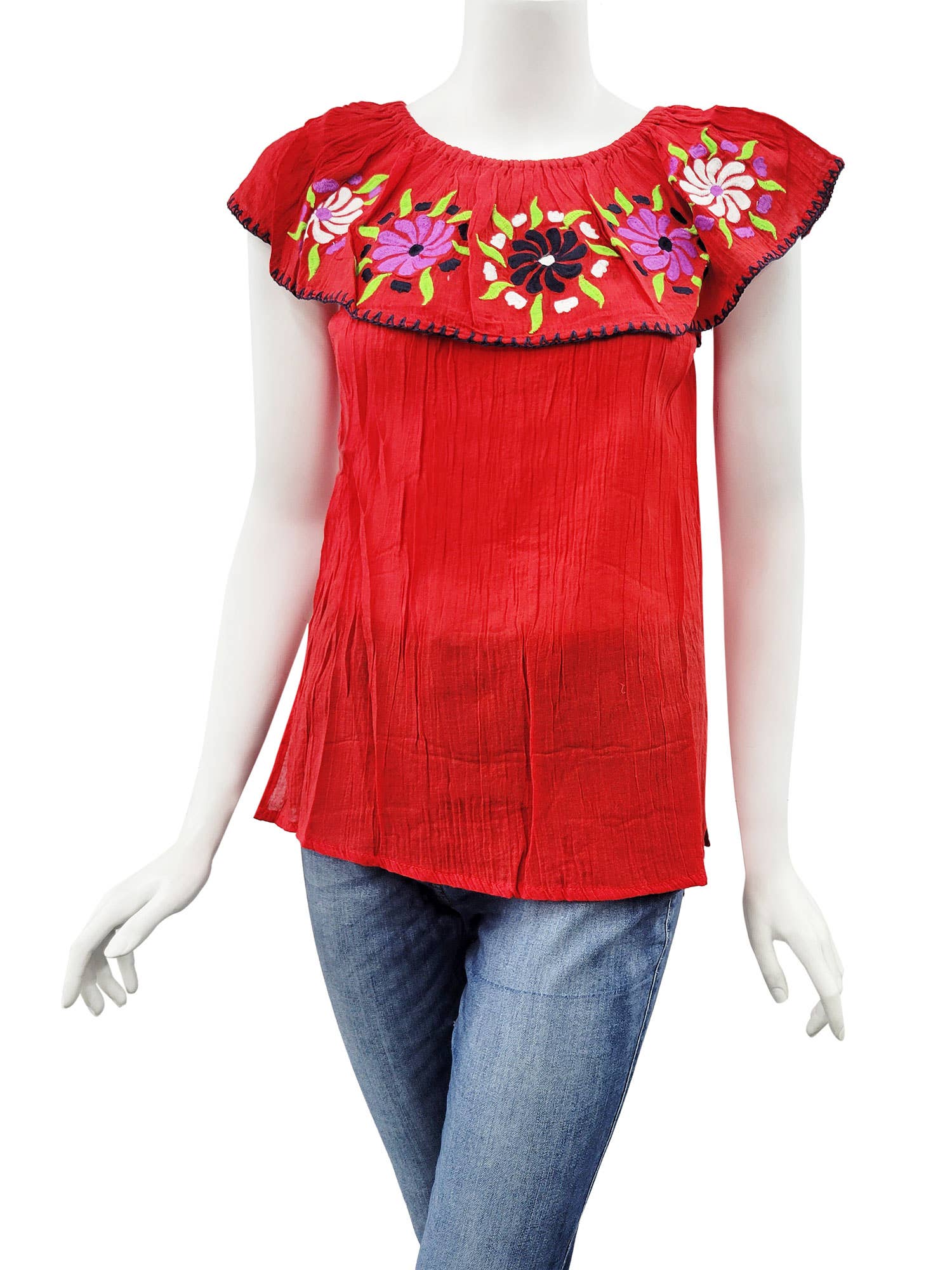 Raj Trading & Imports (USA) Inc. - Vente Chemisier – femme - Haut brodé Blaze2